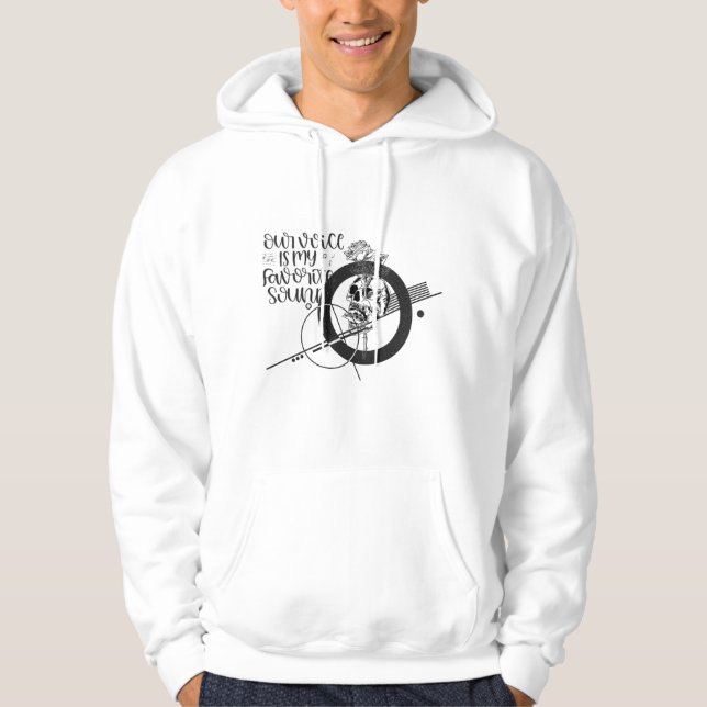 Sudadera Mi propia voz es mi sonido favorito (Anverso)