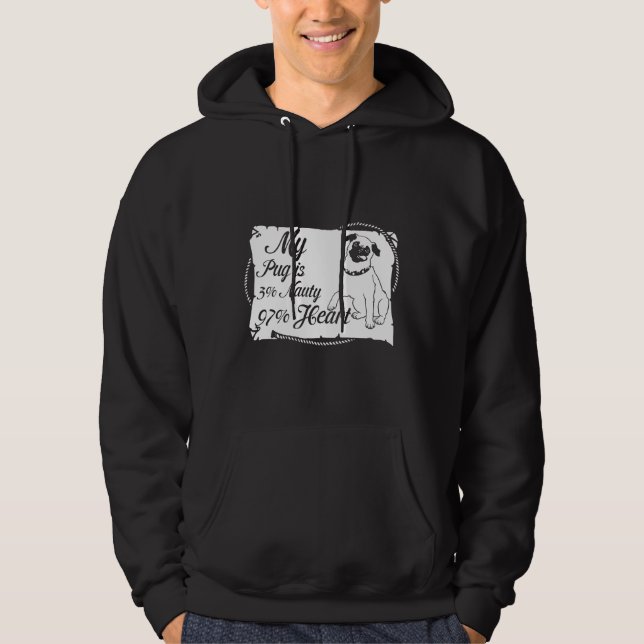 Sudadera MI PUG ES 3 NAUTY 97 HEART Classic T-Shirt 326 (Anverso)