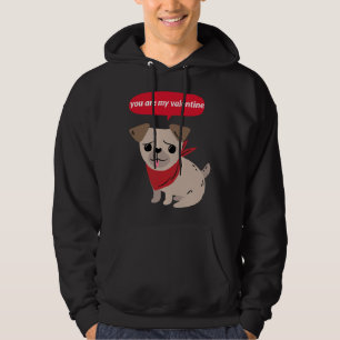 Sudadera Mi Pug Es Mi Valentín-Cute Gracioso Pug Classic T-