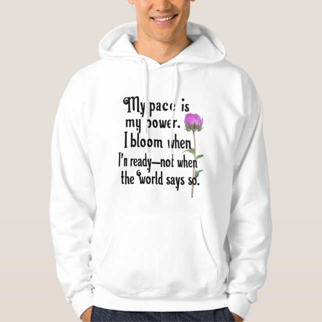 Sudadera Mi Ritmo Es Mi Cita De Poder. (Anverso)