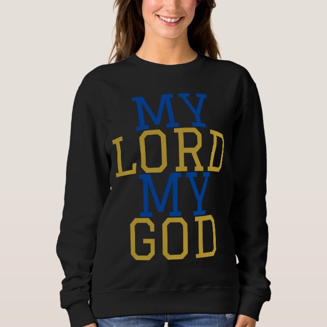 Sudadera Mi Señor, Dios, mujeres bíblicas (Anverso)