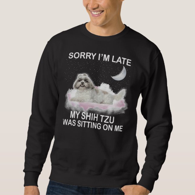Sudadera Mi Shih Tzu Me Estaba Sentando (Anverso)