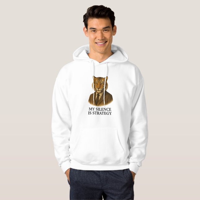 SUDADERA MI SILENCIO ES ESTRATEGIA (Anverso completo)