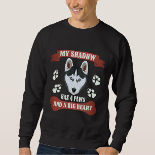Sudadera Mi Sombra Tiene 4 Paws Husky