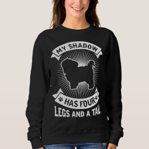 Sudadera Mi Sombra Tiene 4 Piernas Y Un Tzu Shih Tzu D Malt