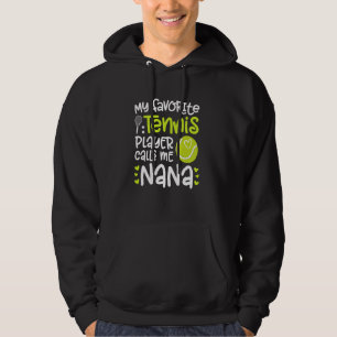 Sudadera Mi tenista favorito, Nana Tennis Nana Abuela