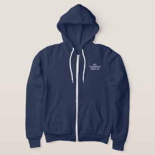 Sudadera Mi Terapeuta Se Rindió Divertida Salud Mental
