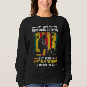 Sudadera Mi Tiempo En El Uniforme Ha Terminado Pero Ser Un