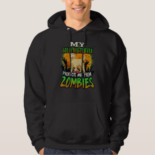 Sudadera Mi Tirador De Oro Me Protege De Zombies Graciosos