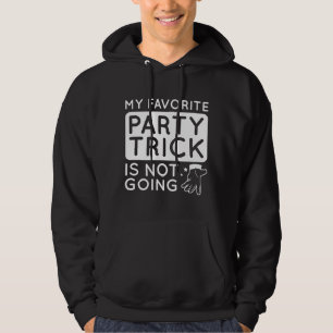 Sudadera Mi truco de fiesta favorito no va