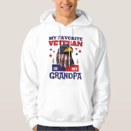 Sudadera Mi veterano favorito es mi abuelo Veterans Day USA