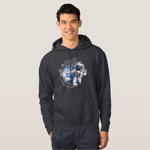 Sudadera Mi viaje en caminata espacial (Modo oscuro) Homb