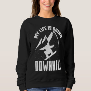 Sudadera Mi vida va cuesta abajo Freestyle Riders