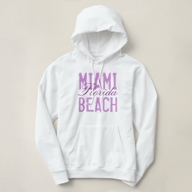 Sudadera Miami Beach Florida (Diseño del anverso)