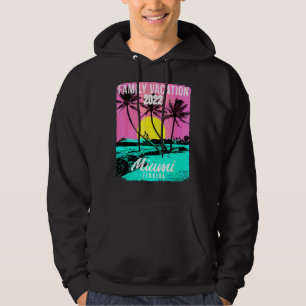 Sudadera Miami Beach Florida Family Vacation Beach Palm Tre
