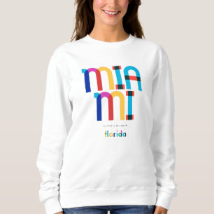 Sudadera Miami Florida Mid Century, Pop Art,