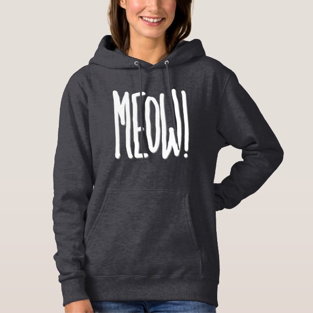 Sudadera ¡Miau! (Anverso)