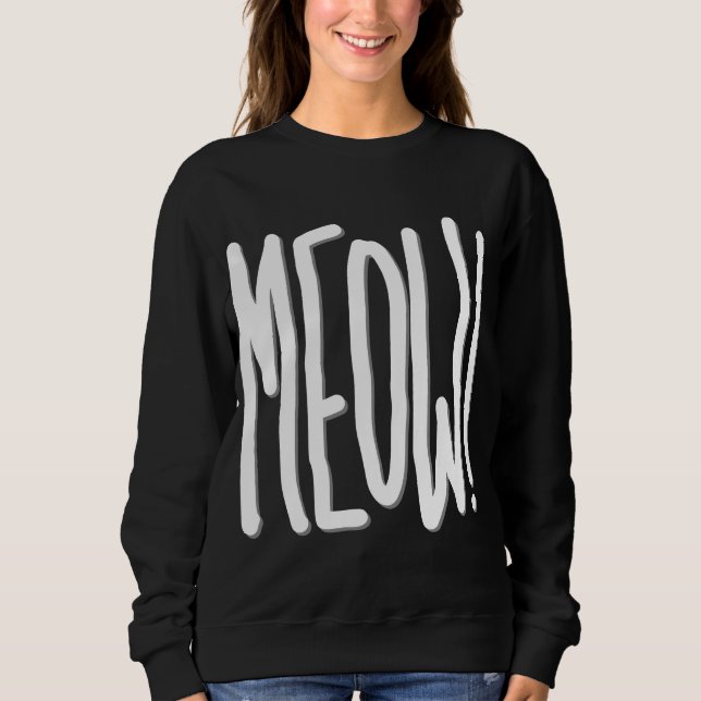 Sudadera ¡Miau! (Anverso)
