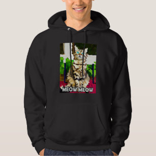 Sudadera Miau Miau Gato Lindo Gatito Gatita Al Estilo Gato