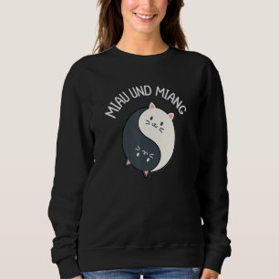 Sudadera Miau y Miang gatos Yin y Yang