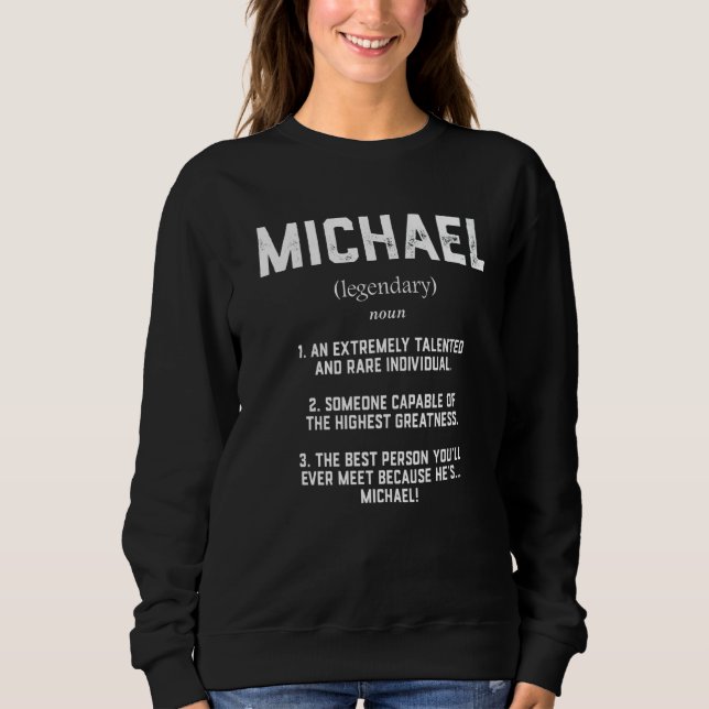 Sudadera Michael Definition Talentoso Gran Mike Cosplay Mi (Anverso)