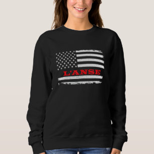 Sudadera Michigan Bandera Americana L Anse Usa Patriotic So