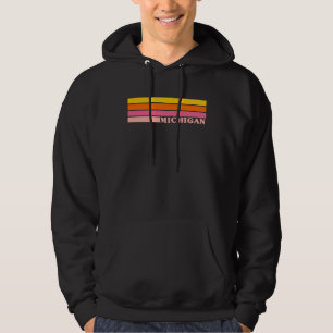 Sudadera Michigan Estados Unidos Colorful Patriot Stripes G