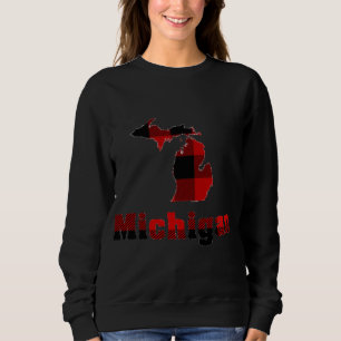 Sudadera Michigan Michigander Buffalo Jugó A La Christma De