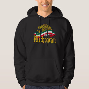Sudadera Michoacán México Puro Michoacán Bandera de águila 