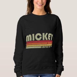 Sudadera MICKEY Name Personalized Retro Vintage 80s 90s Bir