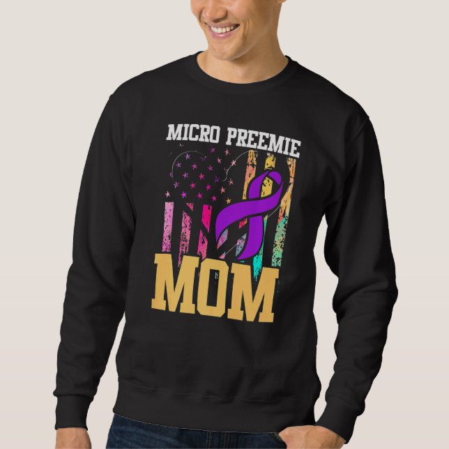 Sudadera Micro Preemie NICU nueva mamá inspira nacimiento p (Anverso)