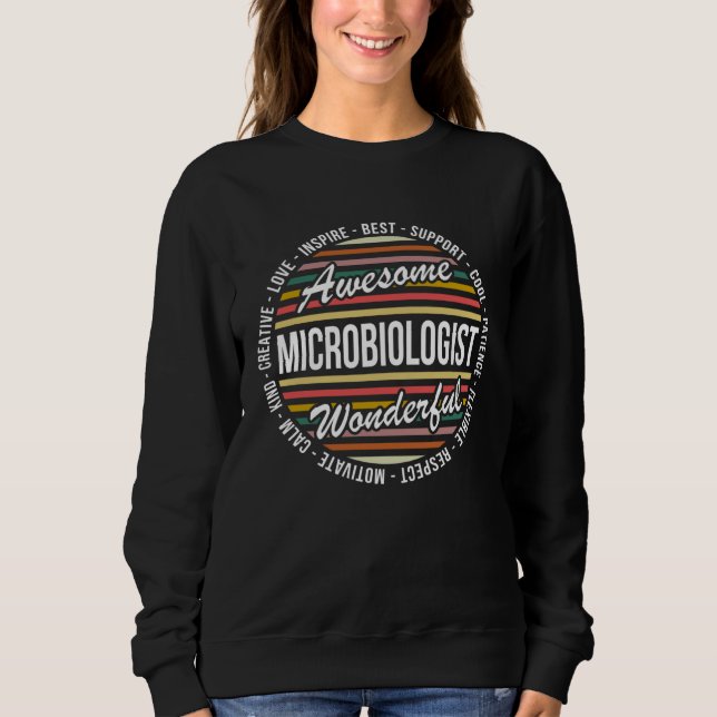 Sudadera Microbiologist   Appreciation Inspire (Anverso)