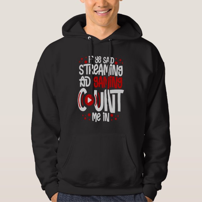 Sudadera Micrófono de video en línea para transmisión de ju (Anverso)