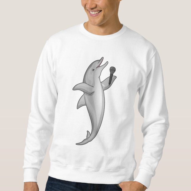 Sudadera Micrófono Dolphin Singer (Anverso)