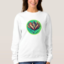 Sudadera Micrófono en flor