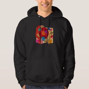 Sudadera Micrófono vinílico de época girable DJ 80s 90s Mus