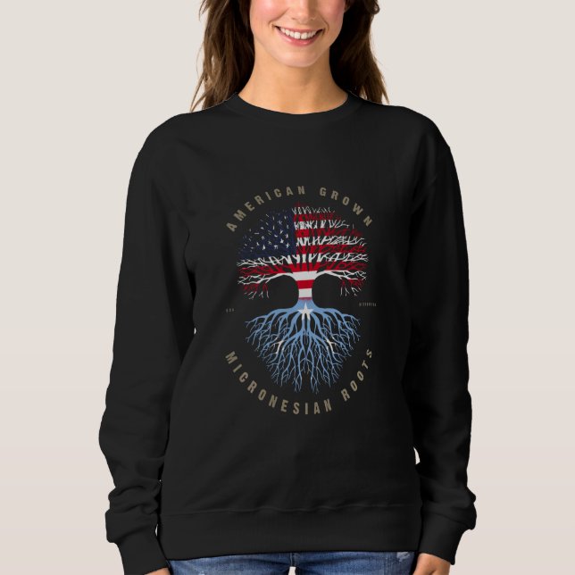 Sudadera Micronesia Americana Crecer Amor al Corazón Micron (Anverso)
