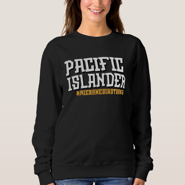 Sudadera Micronesia Islas del Pacífico Mujeres fuertes (Anverso)