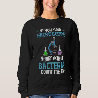 Sudadera Microscope Microbiology Laboratory Biology Science