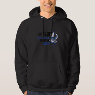 SUDADERA MICROSCOPIO DIVERTIDO, MICROBIÓLOGOS FRIKI DE LA B