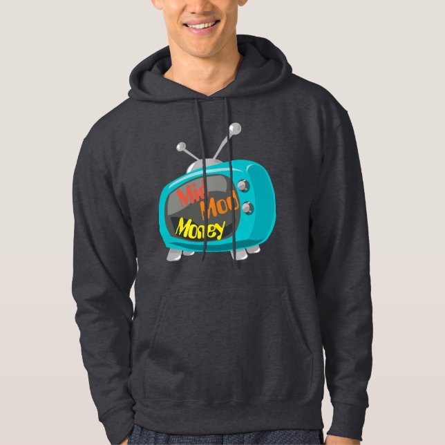 Sudadera Mid Mod Money Retro TV (Anverso)