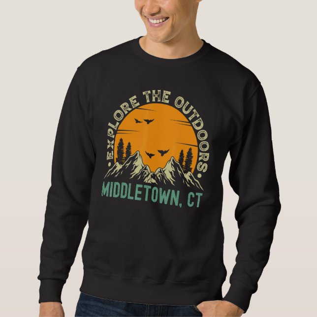 Sudadera Middletown Connecticut Explora Al Aire Libre (Anverso)