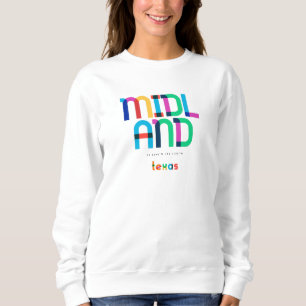 Sudadera Midland Texas de mediados de siglo, Arte Pop,