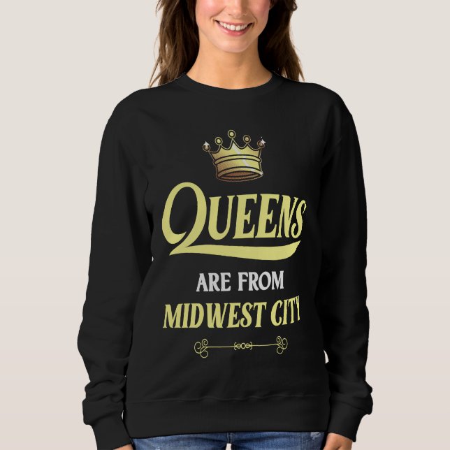 Sudadera MIDWEST CITY   Home Roots Grown Born In City USA (Anverso)