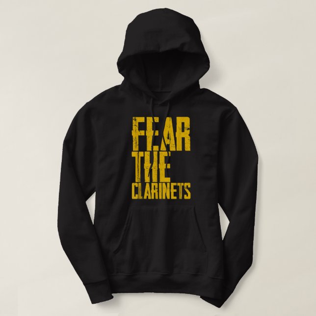 Sudadera Miedo a los Clarinets —2 (Diseño del anverso)