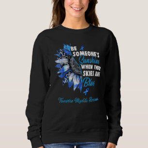 Sudadera Mielitis Transversal Conciencia Cinta Azul Sunflow