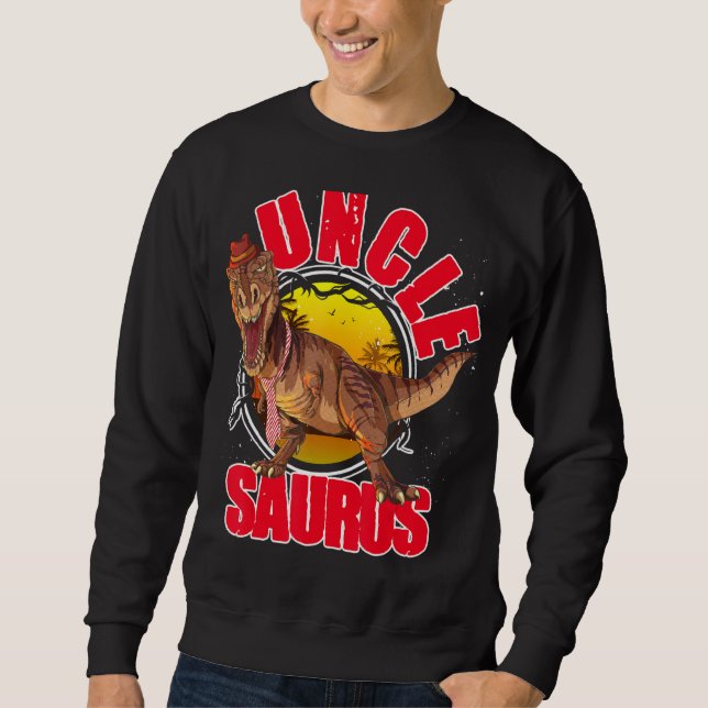 Sudadera Miembro de la familia del tío de los dinosaurios T (Anverso)