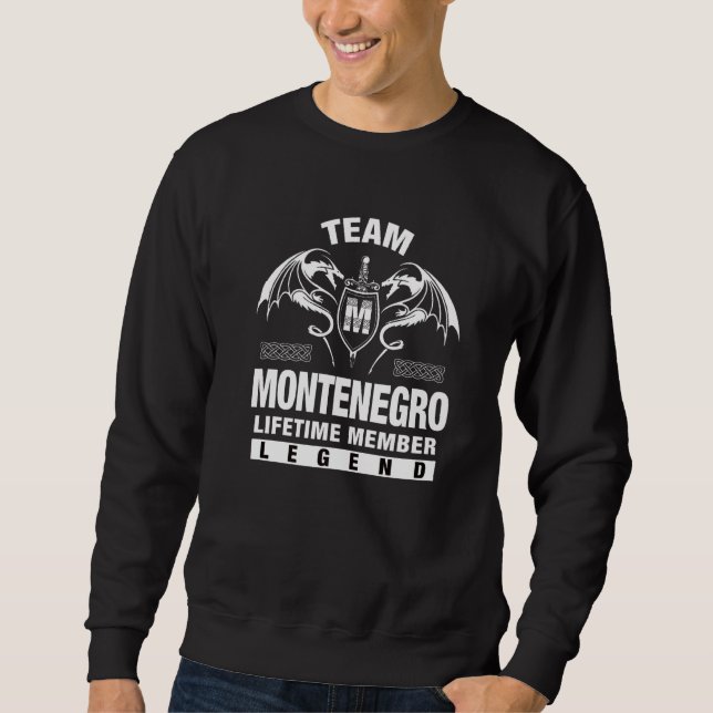 Sudadera Miembro de la vida de Team Montenegro (Anverso)