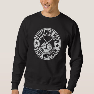 Sudadera Miembro del Club de Mamas Bateristas Mujeres Tambo