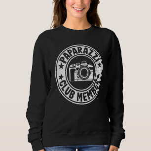 Sudadera Miembro del Club de Paparazzi Fotógrafo Cámara Fo